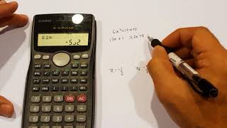 Factorizing Using Casio 570MS Calculator [upl. by Fredenburg]