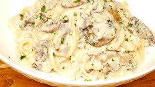 Creamy Garlic Mushroom Pasta [upl. by Stuppy58]