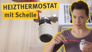 Doityourself Thermostat mit Schelle tauschen [upl. by Neirad922]