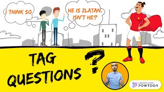 Tag Questions A short fun and interactive ESL video [upl. by Aline839]