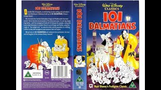 Original VHS Opening and Closing to 101 Dalmatians UK VHS Tape [upl. by Lynnet541]