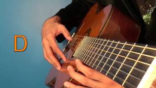 Classical Guitar Tuner Standard Tuning EADGBe  440 hz [upl. by Elleuqar]