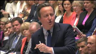 David Camerons last PMQs 13 July 2016 [upl. by Oiramd]