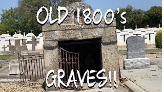 Old 1800s Graves  Mission Cemetery Exploration [upl. by Gresham]