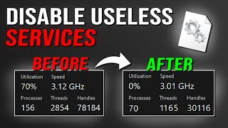 DISABLE these SERVICES for BETTER GAMING on Windows [upl. by Betteann]