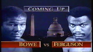 Riddick Bowe vs Jesse Ferguson HBO Program [upl. by Dnaletak]