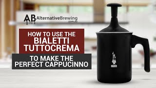 How to Use the Bialetti Tuttocrema Milk Frother [upl. by Itnava]