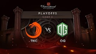 OG vs TNC  Lower Bracket  Game 2  The International 6 [upl. by Ludeman]