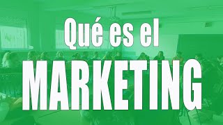 Qué es el marketing [upl. by Esiuqram]