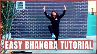 Easy Bhangra Dance Tutorial  Candlelight  Top 3 Beginner Bhangra Steps  BHANGRAlicious [upl. by Nitsirk]