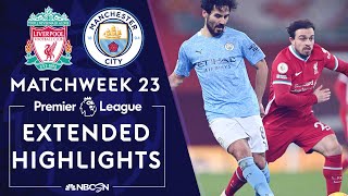 Liverpool v Manchester City  PREMIER LEAGUE HIGHLIGHTS  272021  NBC Sports [upl. by Eynttirb]