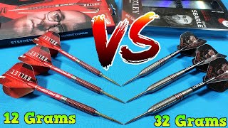 All About Dart Weight amp A Comparison Between the Lightest and Heaviest Darts In The PDC [upl. by Kylila740]