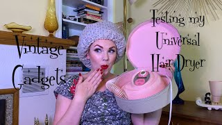 Vintage Gadgets Testing my Universal Hair Dryer [upl. by Atsirhc]