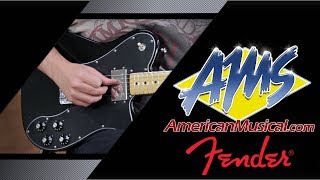 Fender Vintera 70s Telecaster Custom  American Musical Supply [upl. by Ainnat723]