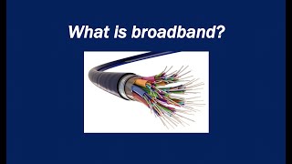 What is broadband [upl. by Yrrem401]