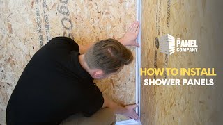 How to Install Shower Panels  The Panel Company [upl. by Ytsur]