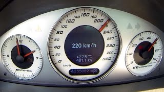 Mercedes E55 AMG W211 Acceleration Sound [upl. by Marita]