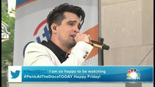 Panic at the Disco performs quotHigh Hopesquot LIVE on the TODAY Show  June 29th 2018 [upl. by Yacov]