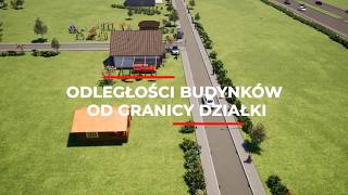 Odległość budynku od granicy działki [upl. by Moll]