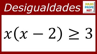 DESIGUALDADES CUADRÁTICAS  Ejercicio 1 [upl. by Starr]