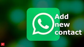 How to add new contacts in WhatsApp on android device [upl. by Anivahs654]