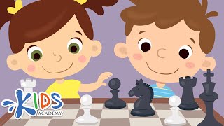 How to Play Chess  Animated Cartoon Series for Beginners  Kids Academy [upl. by Ahsenod944]