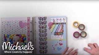 Make a Memory Book  Scrapbooking Basics  Michaels [upl. by Monagan]