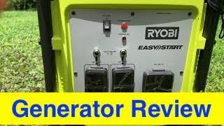 Part 4  Ryobi RYi4022X  4000Watt Inverter Generator  Final Review [upl. by Miharba195]