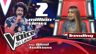 Thilina Sudesh Wanninayake  Mitwa  Blind Auditions  The Voice Sri Lanka [upl. by Mattheus988]