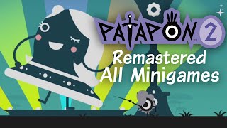 Patapon 2 Remastered  All Minigames [upl. by Enilorak]