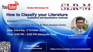 Systematic Literature Review 4 How to structure your literature review [upl. by Nassah]