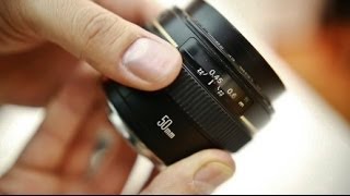 Canon 50mm f14 USM lens review with samples full frame and APSC [upl. by Ariew]