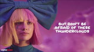 LSD  Thunderclouds Lyrics Video ft Sia Diplo Labrinth [upl. by Mlohsihc]