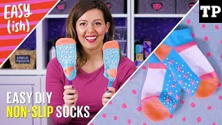 How to make DIY nonslip socks tights mitts  gloves  Easyish S01E02 [upl. by Oiluig477]