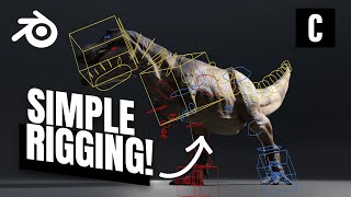 Simple Rigging In Blender [upl. by Yesak]