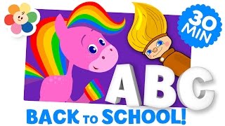 Back to School Learning Videos  Preschool Cartoons for Kids  Phonics Numbers amp more  BabyFirst [upl. by Auqinahs499]