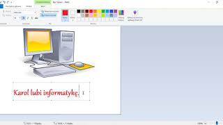 Pisanie tekstu w programie MS Paint [upl. by Mayrim]