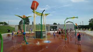 Splash Pad opens for the season at Cascades [upl. by Ansev]