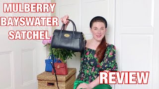 MULBERRY Small Bayswater Satchel Review Wear and Tear and Mod Shots [upl. by Navetse]