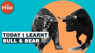 What do bull and bear mean in the stock market [upl. by Nedrud]