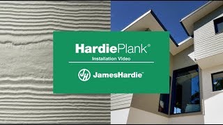 Hardie® Plank cladding installation video [upl. by Holmun]