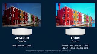 ViewSonic PA503W vs Epson EX7260 [upl. by Theran]