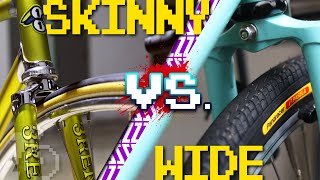 Skinny vs Wide Tires for Fixed Gear [upl. by Eisiam]