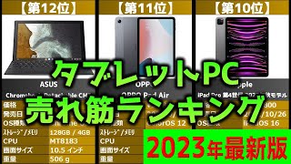 【2023年】「タブレットPC」おすすめ人気売れ筋ランキング20選【最新】 [upl. by Swirsky235]