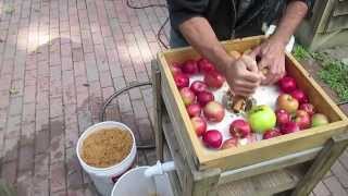 Whizbang Cider Part 1—Grinding Apples To Mash [upl. by Anirbys607]