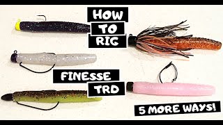 How to Rig the ZMan Finesse TRD 5 MORE Better Ways Bass Fishing  HOW TO RIG IT  The Ned Rig [upl. by Atalanti]