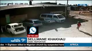 CCTV FOOTAGE SABC News crew robbed in Klerksdorp [upl. by Alyda]