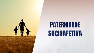 Paternidade socioafetiva [upl. by Oranneg880]