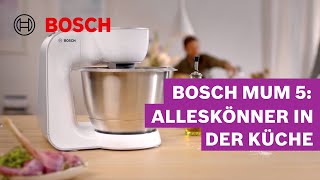 Bosch MUM 5 eine Küchenmaschine viele Möglichkeiten  Bosch MUM [upl. by Sinnard609]