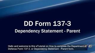 ParentIn Law DD Form 1373 [upl. by Efeek]